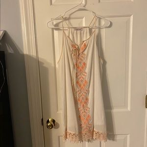 Simple patterned semi formal dress